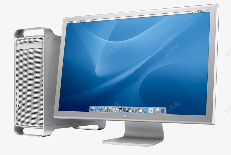 苹果电脑png免抠素材_新图网 https://ixintu.com Apple 数码产品 显示器 电子产品 电脑主机箱 科技