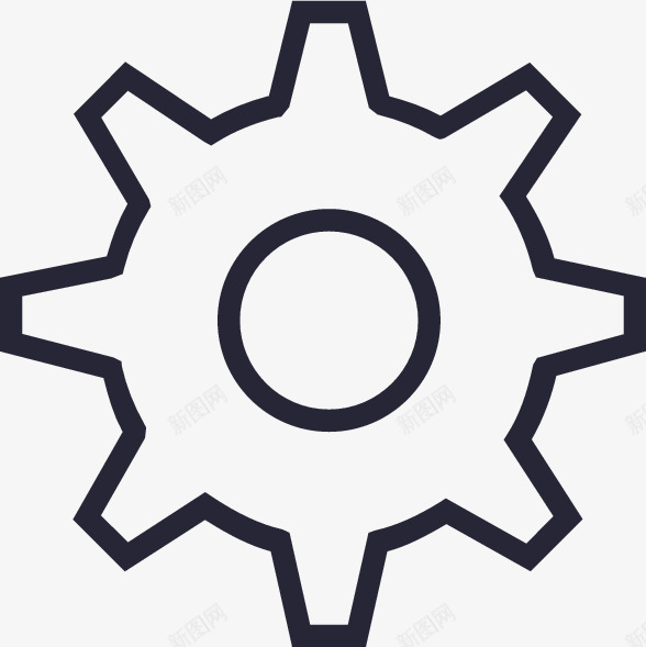 icon10齿轮矢量图图标eps_新图网 https://ixintu.com icon10齿轮 矢量图