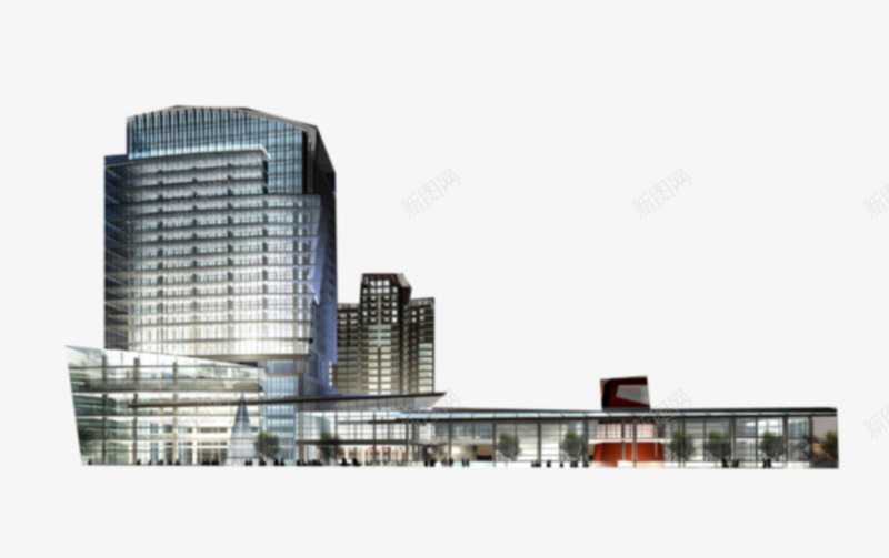 中国风建筑物png免抠素材_新图网 https://ixintu.com 建筑物 房屋 楼盘 高楼