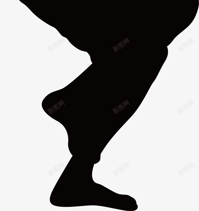 瑜伽女孩剪影矢量图eps免抠素材_新图网 https://ixintu.com 卡通健身剪影 瑜伽女孩剪影 瑜伽女生 矢量图