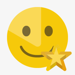 笑脸明星平的图标png_新图网 https://ixintu.com smiley star 明星 笑脸
