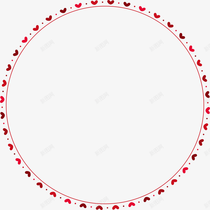 情人节红色爱心框架png免抠素材_新图网 https://ixintu.com LOVE 婚庆 情人节 情人节爱心 爱心框架 爱情