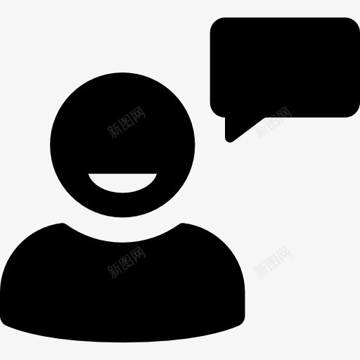 用户和语音泡沫图标png_新图网 https://ixintu.com 人 用户 界面 短信 符号 聊天 评论 语音气泡