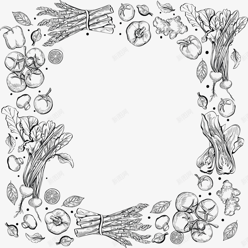 立秋秋季手绘蔬菜矢量图ai免抠素材_新图网 https://ixintu.com 健康蔬菜 手绘蔬菜 矢量png 秋季 立秋 蔬菜 矢量图