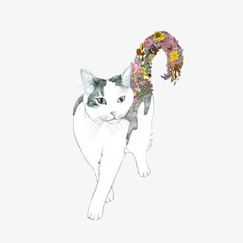 卡通小猫png免抠素材_新图网 https://ixintu.com 动物 可爱动物可爱猫 宠物猫卡通小猫 小猫 花
