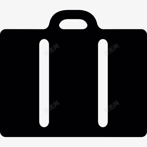 黑色的旅行箱图标png_新图网 https://ixintu.com 公文包 度假 手袋 时尚 箱包 行李 袋