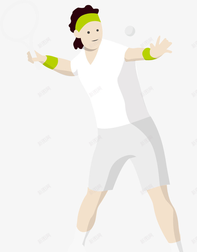 网球奥运健儿png免抠素材_新图网 https://ixintu.com 奥运会 奥运健儿 比赛项目 网球