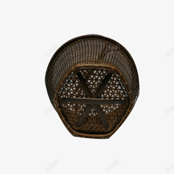 草编材质背篓png免抠素材_新图网 https://ixintu.com 便捷 实物 小巧 镂空