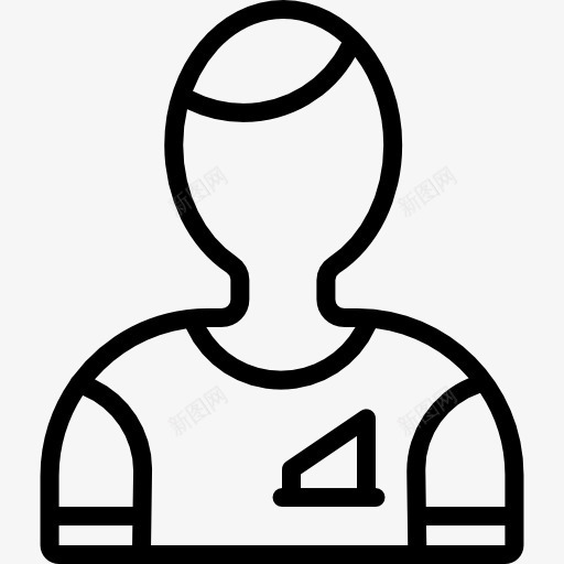 酒保的轮廓图标png_新图网 https://ixintu.com 人 栏图标 概述 调酒师 酒吧服务员