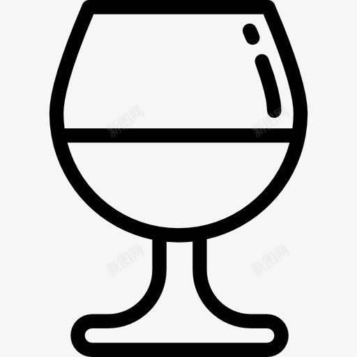酒杯图标png_新图网 https://ixintu.com 杯 聚会 酒 酒杯 食物