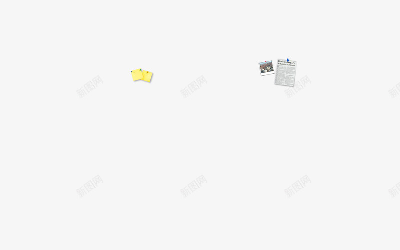 贴纸剪报报纸学校psd免抠素材_新图网 https://ixintu.com 贴纸剪报报纸学校
