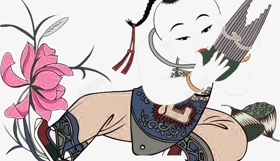 中国风年画png免抠素材_新图网 https://ixintu.com 中国风 免抠 免费下载 年画 素材 胖娃娃