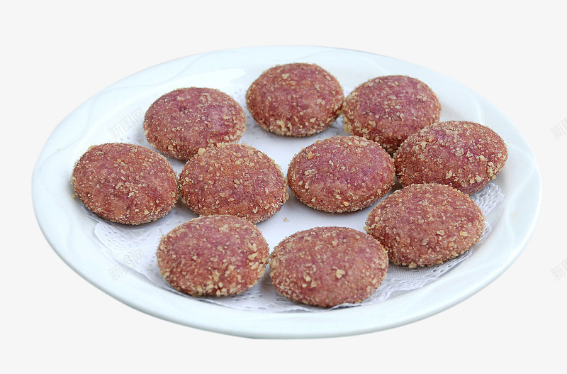 蜂蜜紫薯饼png免抠素材_新图网 https://ixintu.com 圆形 甜食 美食 面食