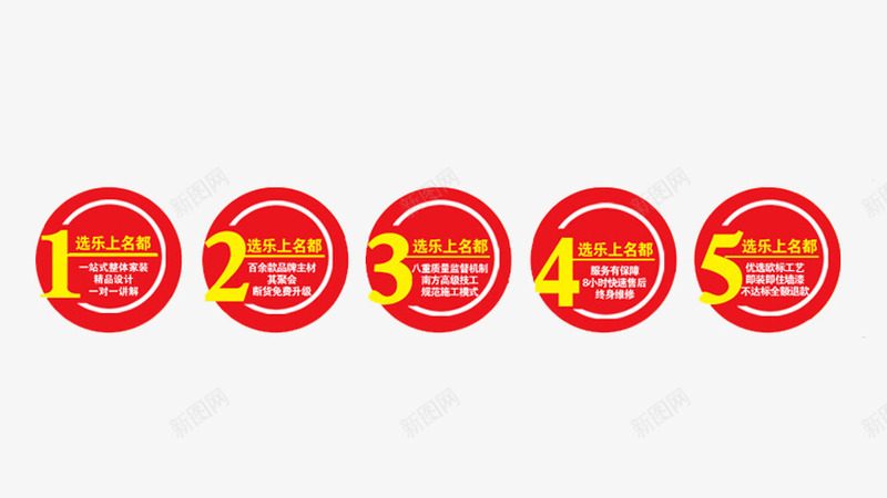 一站式家装节流程png免抠素材_新图网 https://ixintu.com 一站式 一站式服务 家装节 流程