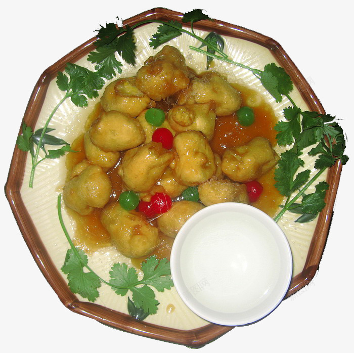 拔丝香蕉png免抠素材_新图网 https://ixintu.com 中餐 美食 食物 餐点