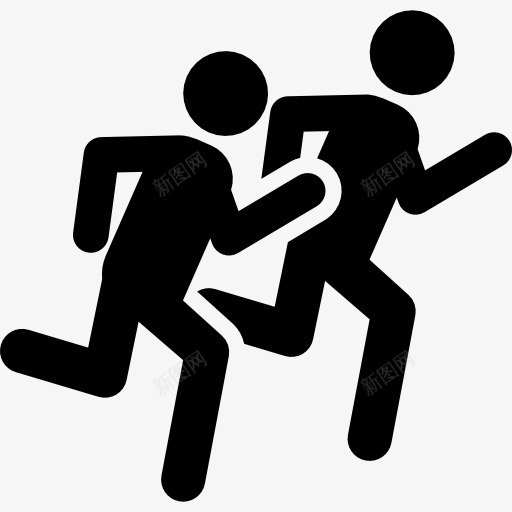 冲刺图标png_新图网 https://ixintu.com 奥运会坚持的人 比赛 运动 运动员