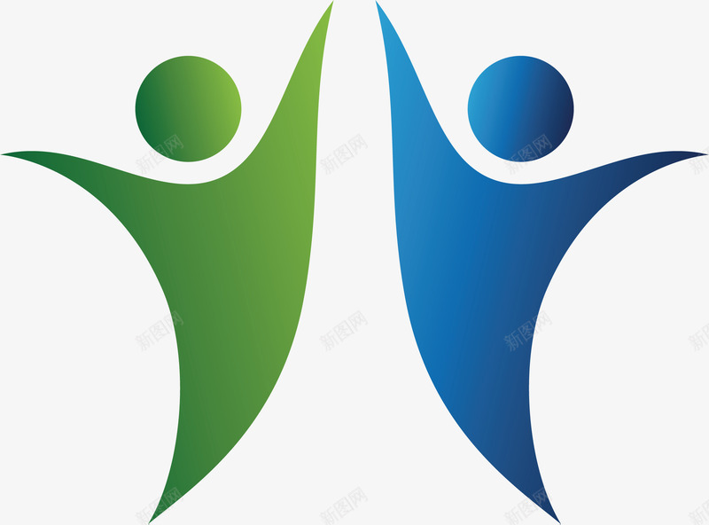 蓝色的户外运动logo图标png_新图网 https://ixintu.com 体育运动logo 卡通 户外运动logo 蓝色 运动logo 运动logo设计 运动标志