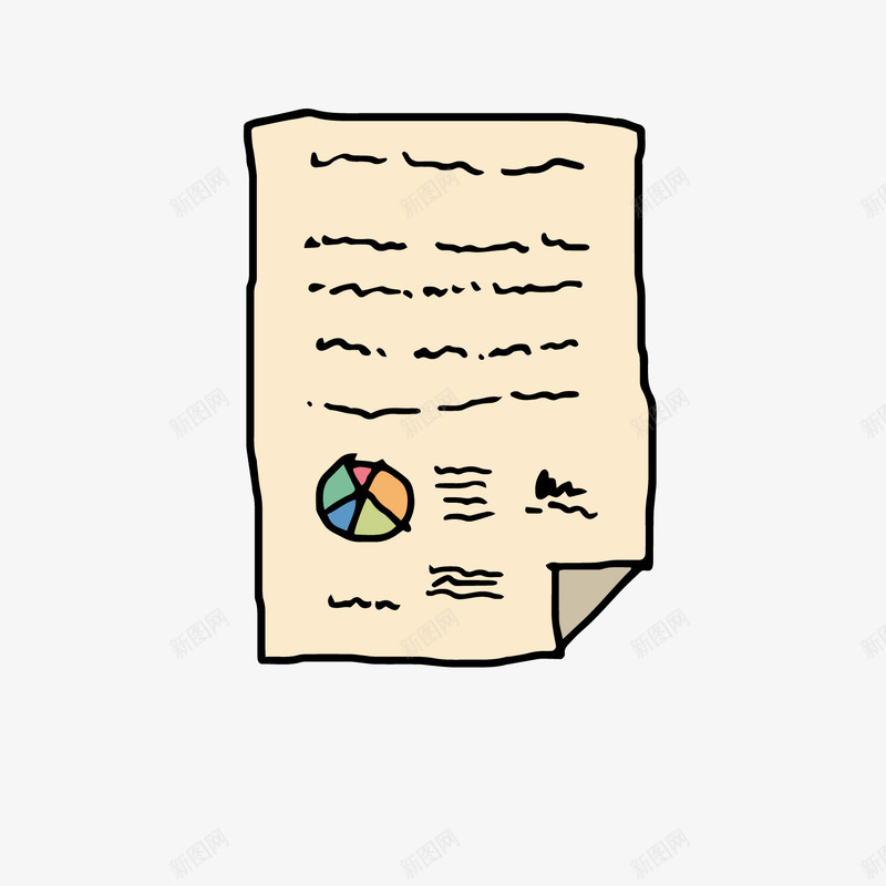 手绘灰色数据报表矢量图ai免抠素材_新图网 https://ixintu.com 占比 商务 彩色 手绘 折叠 数据 线稿 矢量图