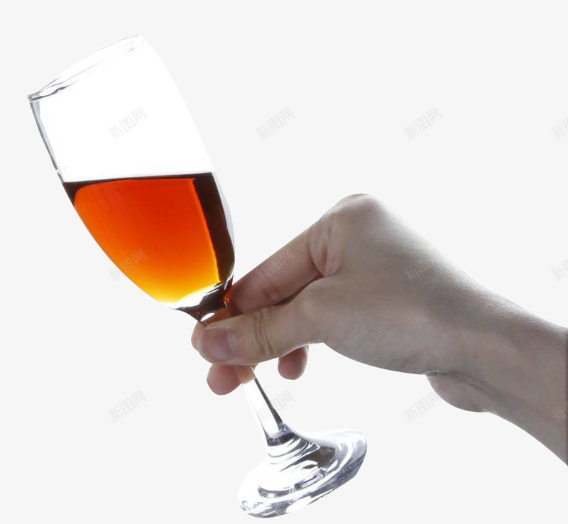手拿酒杯png免抠素材_新图网 https://ixintu.com 人手 透明杯子 酒水 酒滴 黄色