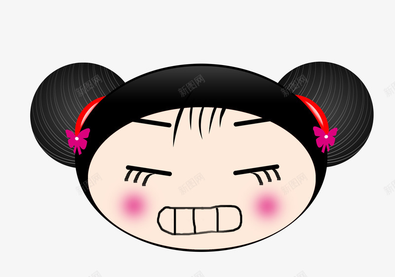大头娃娃png免抠素材_新图网 https://ixintu.com 可爱 咧嘴笑 大头娃娃 萌萌哒