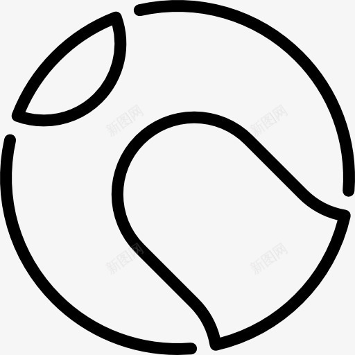 网球图标png_新图网 https://ixintu.com 乒乓球 体育 体育运动和比赛球 网球