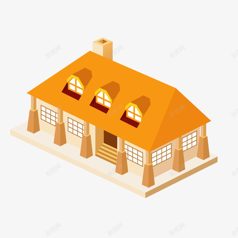 黄色的体育馆png免抠素材_新图网 https://ixintu.com 体育馆 款式 黄色的