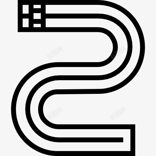 赛道图标png_新图网 https://ixintu.com 体育和比赛 奥运会 比赛专用 竞技体育 赛车 赛道