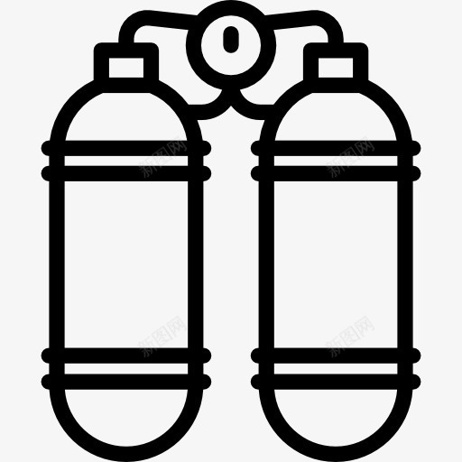 氧图标png_新图网 https://ixintu.com 体育比赛 储气罐 杂 氧气 氧气罐 潜水 运动用具