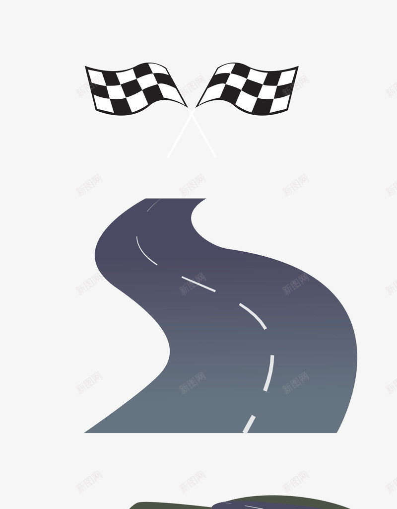 卡通图案赛车道png免抠素材_新图网 https://ixintu.com 卡通图案 比赛跑道 赛车 赛车跑道 赛车道 跑道