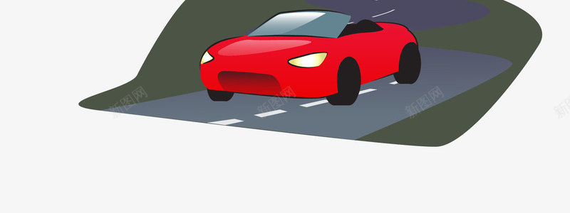 卡通图案赛车道png免抠素材_新图网 https://ixintu.com 卡通图案 比赛跑道 赛车 赛车跑道 赛车道 跑道