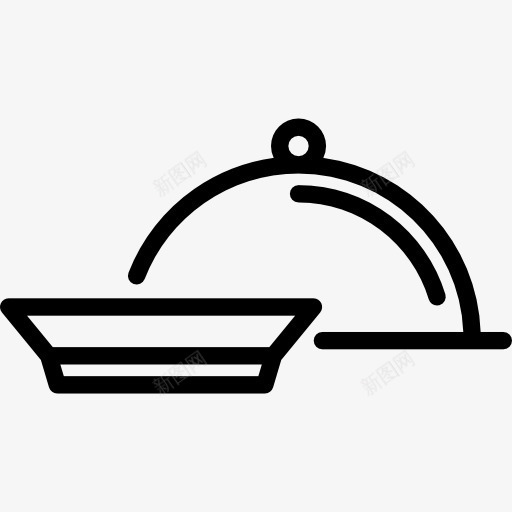 晚餐图标png_新图网 https://ixintu.com 午餐 托盘 晚餐 服务 食品 食品服务 餐