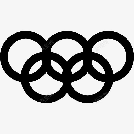 体育奥林匹克五环图标png_新图网 https://ixintu.com olympic rings sports 体育 奥运 环