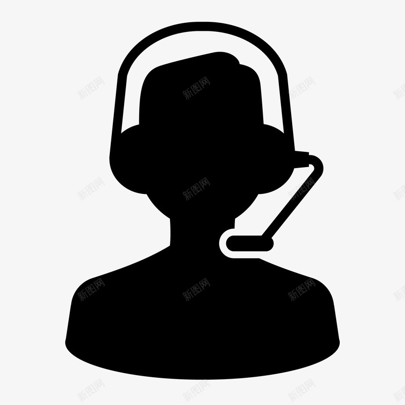 男客服图标矢量图eps_新图网 https://ixintu.com app 客服 服务 男客服 网页 矢量图