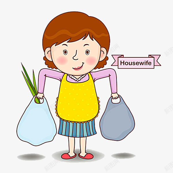 提菜的女人png免抠素材_新图网 https://ixintu.com 一个 卡通 女人 家庭主妇 手绘 简图 绿色 蔬菜