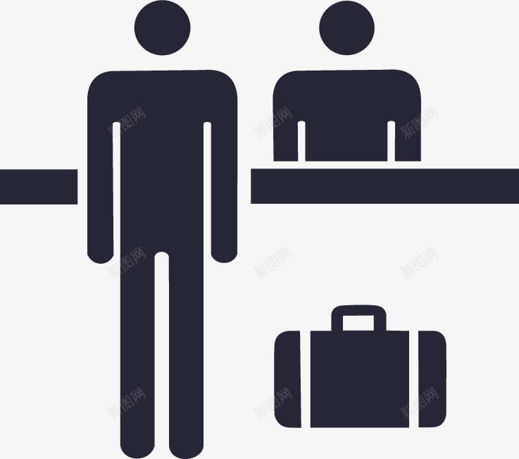 询问服务台矢量图图标eps_新图网 https://ixintu.com 询问服务台 矢量图