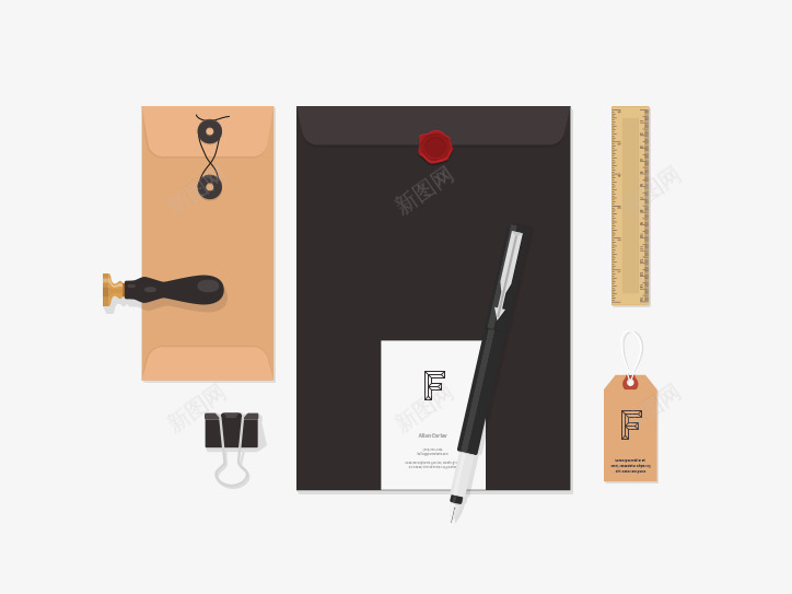平版面编排文具用品3psd免抠素材_新图网 https://ixintu.com 平版面编排 文具元素 文具用品3 装饰图案