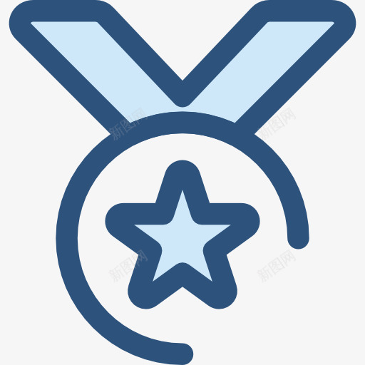 金牌图标png_新图网 https://ixintu.com 体育比赛 冠军 奖 奖章