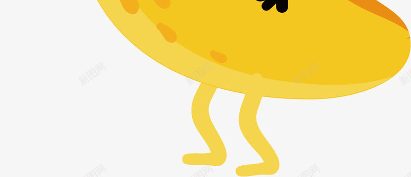 水彩卡通香蕉矢量图ai免抠素材_新图网 https://ixintu.com 创意 卡通 手绘 水彩 设计 香蕉 黄色 矢量图