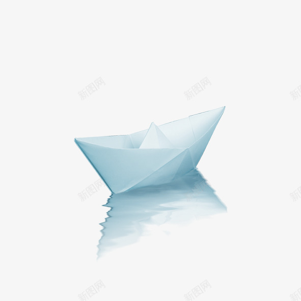 纸船png免抠素材_新图网 https://ixintu.com 小白船 折叠 纸船 船