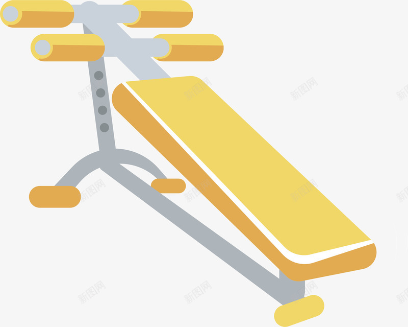 手绘健身腹肌训练器材矢量图ai免抠素材_新图网 https://ixintu.com 体育 健美 健身 健身器材 健身房 健身馆 器材 文体 腹肌训练器材 运动器材 锻炼 矢量图