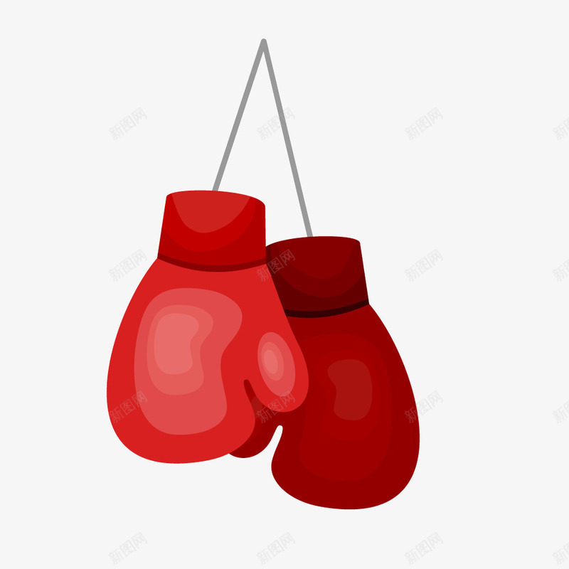 红色拳击比赛手套png免抠素材_新图网 https://ixintu.com PNG矢量 手套 拳击 拳击手套 比赛 红色