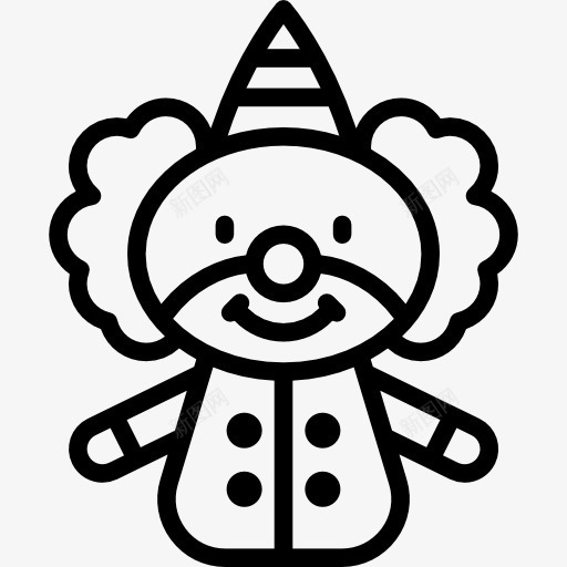 小丑图标png_新图网 https://ixintu.com joker 人 嘉年华游乐场 娃娃 小丑 马戏团