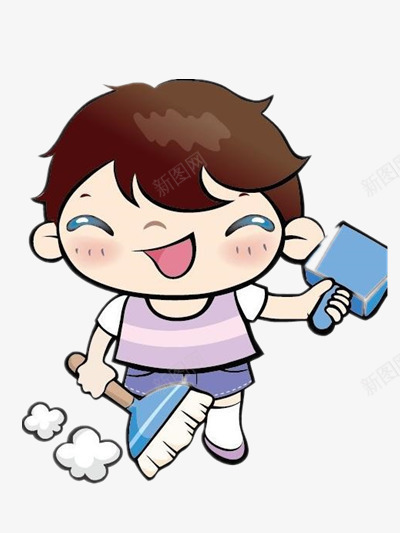 卡通人物png免抠素材_新图网 https://ixintu.com Q版人物 卡通男孩 插画 贴纸