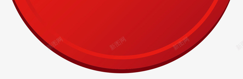 红色圆形商品标签png免抠素材_新图网 https://ixintu.com 圆孔 大红色 挂绳 标签