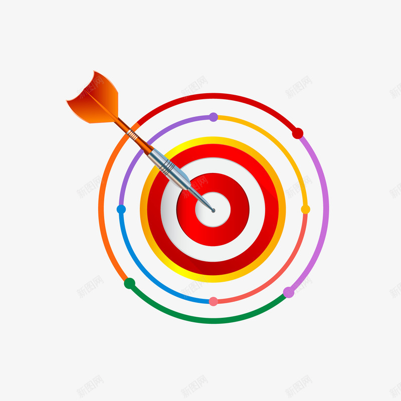 箭靶png免抠素材_新图网 https://ixintu.com 体育器材 射箭 玩具箭靶 箭靶