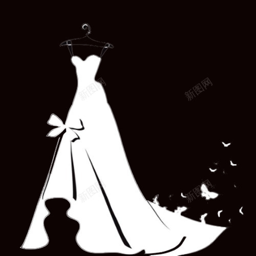 西式白色梦幻新娘嫁衣png免抠素材_新图网 https://ixintu.com 女王 嫁衣 西式 高贵
