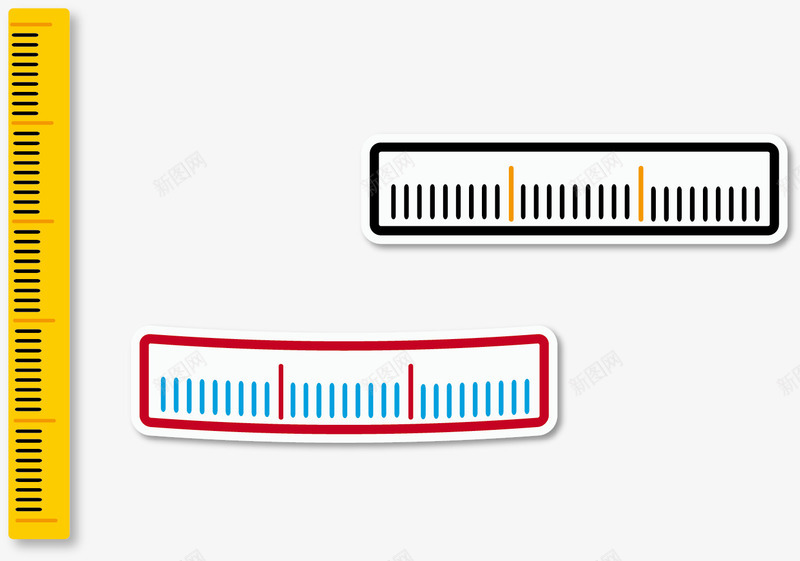 有刻度的卡通尺子矢量图ai免抠素材_新图网 https://ixintu.com 刻度 卡通扁平文具 卡通文具 尺子 扁平风格 文具 矢量文具 矢量图