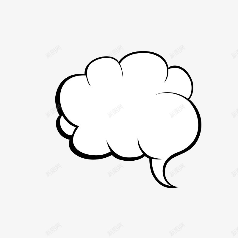 对话框图标png_新图网 https://ixintu.com 卡通对话框 对话框 简约对话框 线稿对话框
