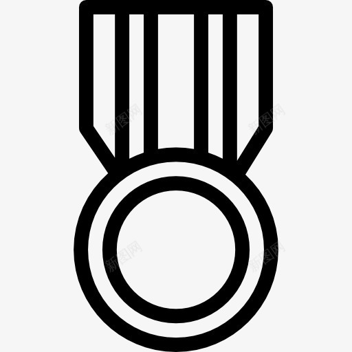 金牌图标png_新图网 https://ixintu.com 体育比赛 冠军 奖 奖章
