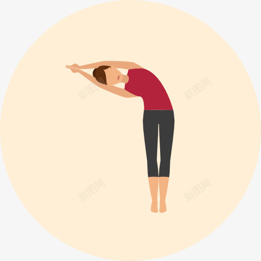 瑜伽图标png_新图网 https://ixintu.com 放松 普拉提 瑜伽的姿势 运动和比赛 锻炼